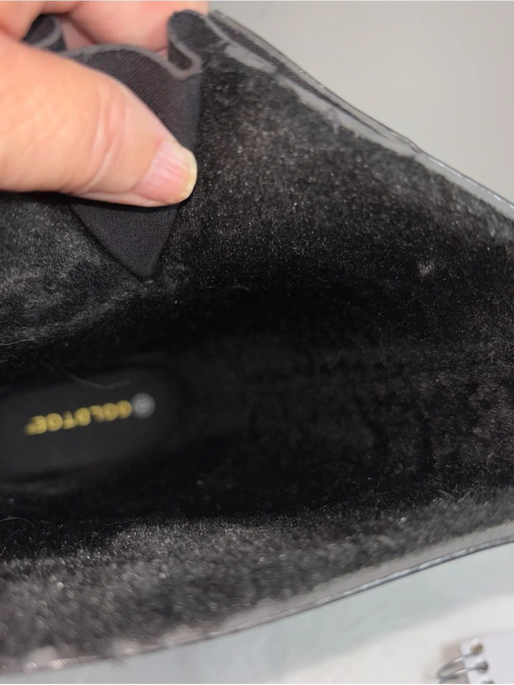 Goldtoe NEW Women's Black Paisley Rain Boots. 7/24